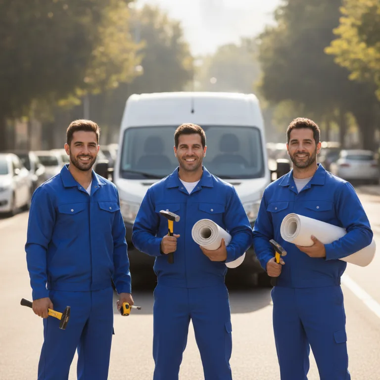 Tejador equipo en la Marina de Port